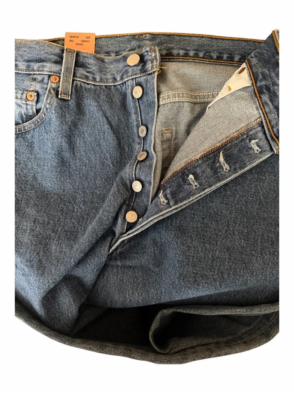 Levi’s Vintage New Old Stock, 501-0193 Button Fly Made in USA Jeans Size W38 L30